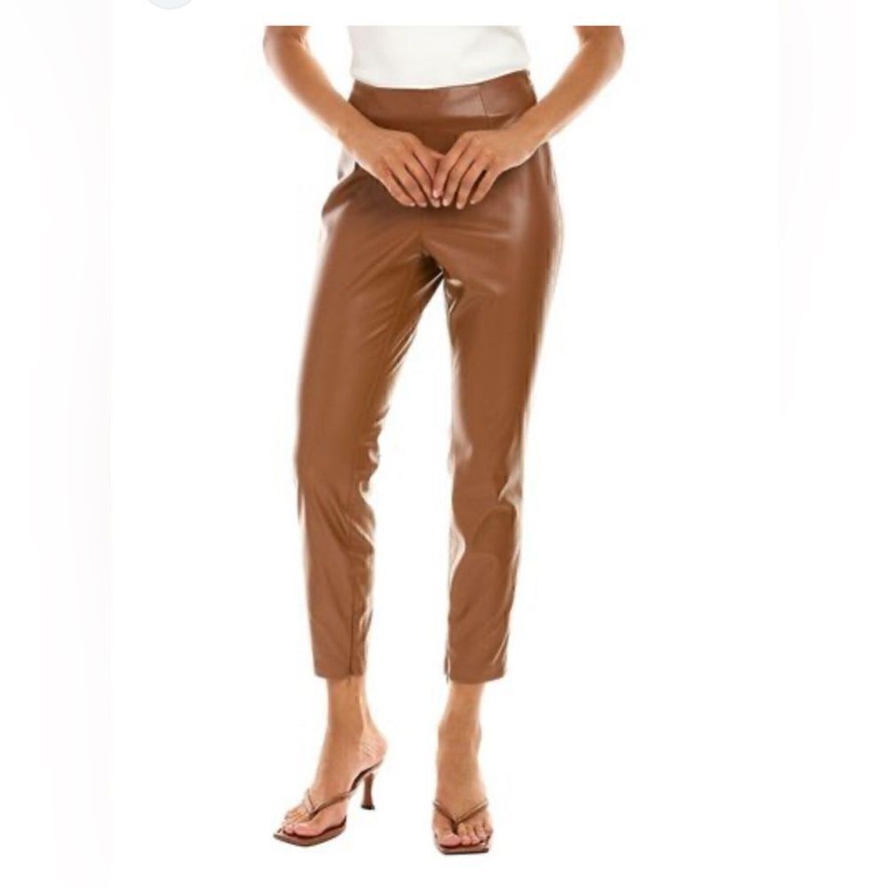 Anthropologie x Sachin & Babi Meagan Vegan legging pants in cognac.  NWT  size 0 - Picture 12 of 12